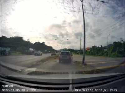 2 Jaywalking pedestrians sent flying by car