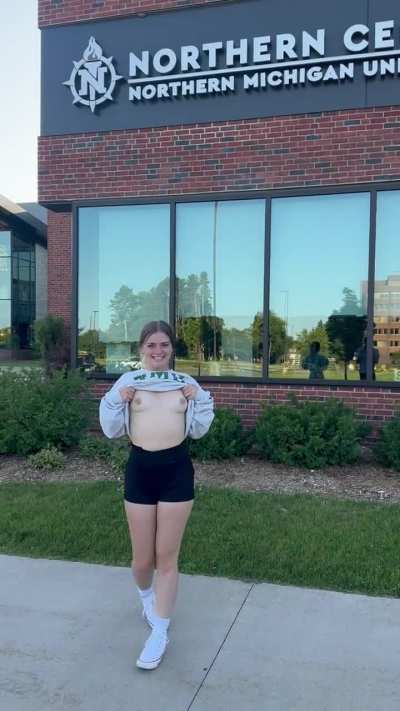 Sneaky flash on my college campus ;)