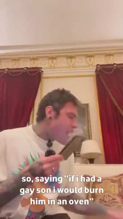 Fedez, an Italian rapper, wanted to call out insane homophobic bullshit that politicians have said, but RAI TV - national public broadcaster of Italy - says it's not "editorially appropriate"