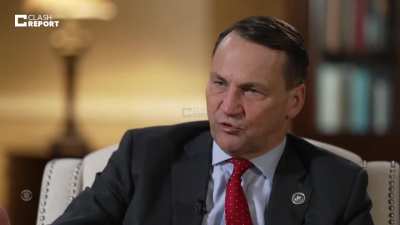 Polish Foreign Minister Sikorski: Europe is now financing the war entirely. We&rsquo;ve spent roughly 200 billion euros. Success will come only when Putin recalculates whether he can achieve his aims at an acceptable cost.