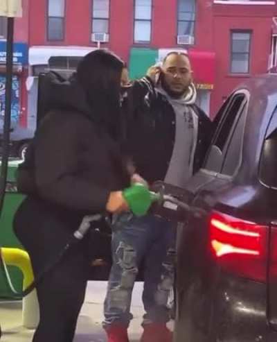 She&rsquo;s doing a hand job to a fuel pipe?
