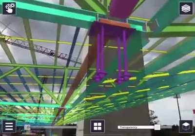 By using AR, BIM (Building Information Modeling) allows contractors overseeing a project to visualize the architect's concept during the execution of the work. It shows them the individual elements and components of the project.