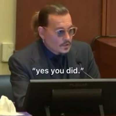 Johnny Depp in court