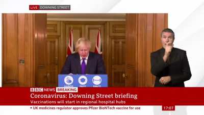 UK Prime Minister calls COVID Vaccine.... "A VIRUS"