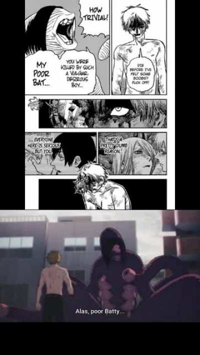 Denji vs Leech Devil FULL FIGHT (Manga vs Anime comparison)