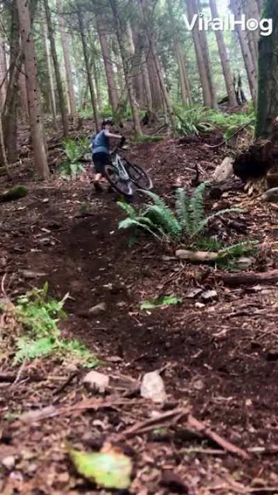 HMRB while I mountain bike down this- "Hey. Hey. Hey! Hey, Hey! HEY! HEY!!! HEY! HEY! HEY!