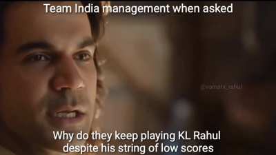 Now they made him vice captain for tests too.. Never ending love story of Indian selectors and KL Rahul continues