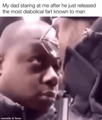 The fart didn&rsquo;t come from me so why are you staring?