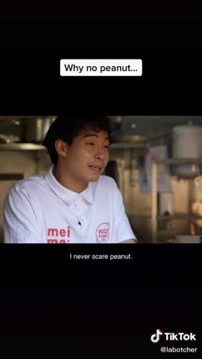 Why no peanut?