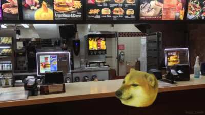 He finally has a cheemsburbger. The true happiness.(Sorry for the crosspost btw.
