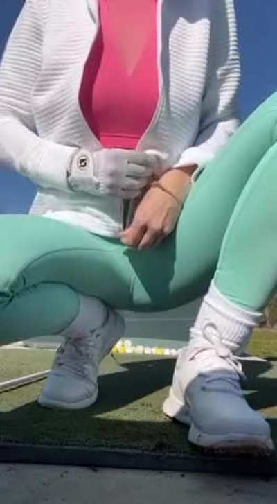 When the suns out, my clubs come out 🏌🏼&zwj;♀️ and more 🤭 [OC]