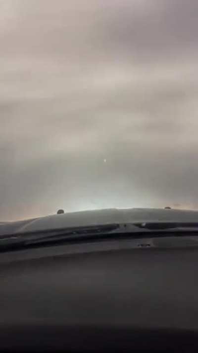 🔥 View from a troopers car in Cheyenne, Wyoming