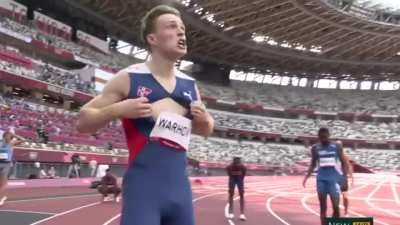 Warholm&rsquo;s 400m hurdle world record was impressive but not nearly as impressive as this nipple moment.
