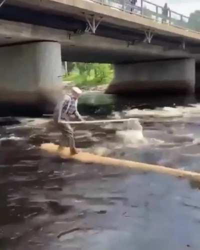 NOPE! Hats off to this badass human who looks around 2x my age though.