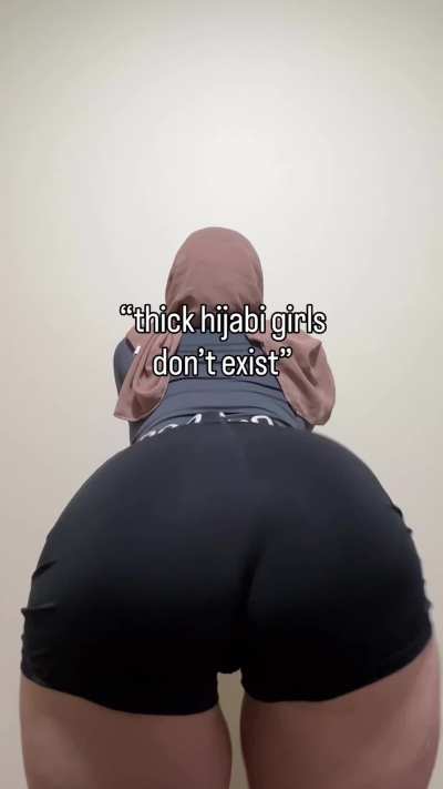 Hijabi with a big ass 👀
