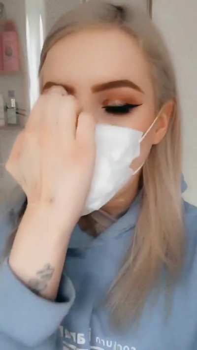 dildo under mask
