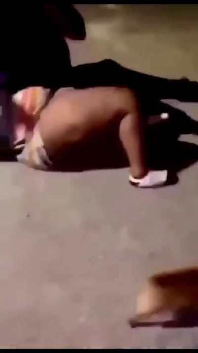 She Has No Clothes Underneath Before She Got A Ass Whoopee