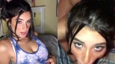From TikTok To Sucking Cock 😈 ( Her Free Album In Comments )