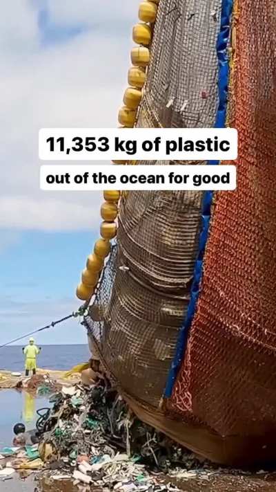 Now we fish plastic