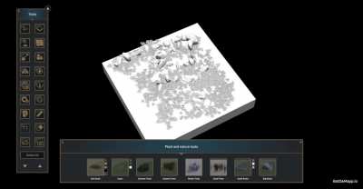 FREE 3D in-your-browser D&amp;amp;D encounter map-maker. No login/software download needed. Print-screen the map or play live by sharing your screen with your players. It has 3D &amp;amp; 2D tools, animated characters, animals, dice-rollers ... Link in comments [