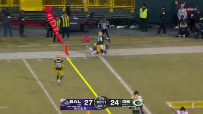 (Highlight) Zay Flowers open the scoring in 4th qtr w/ a TD