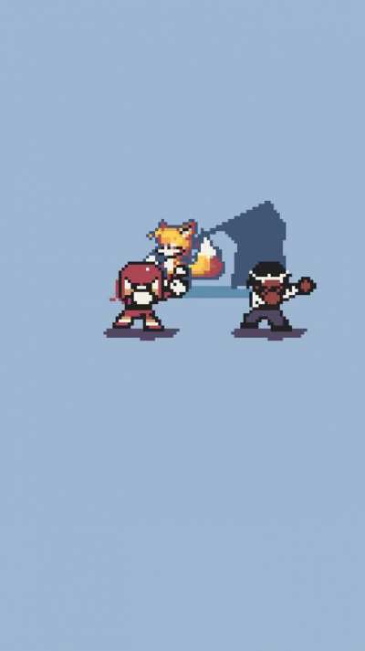 Kendrick, Knuckles &amp;amp; Tails (art by sleepyghostmp3)