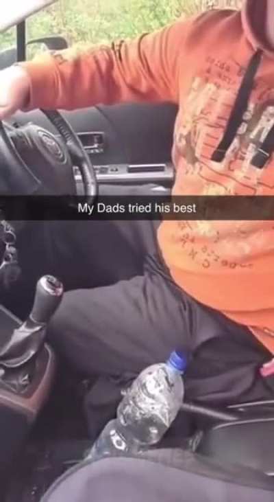 He really tried