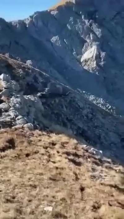 There was an attempt to land a helicopter
