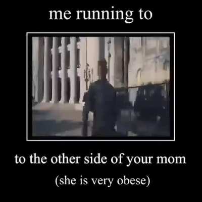 Dam she fat