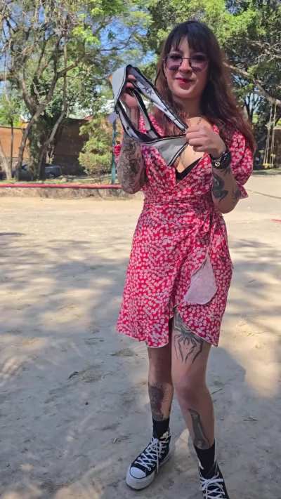 I discovered how handy revealing dresses are