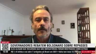 Governadores e Prefeitos mandaram desativar leitos de UTIs em hospitais de todo pa&iacute;s, desviaram os recursos que o governo federal enviou para o combate ao Covid-19. Agora querem Lockdown e toque de recolher, grande Fiuza.