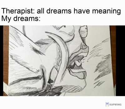 never sleeping again...