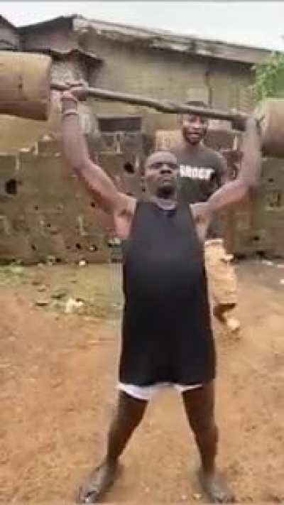 To lift weights. Great spotter btw