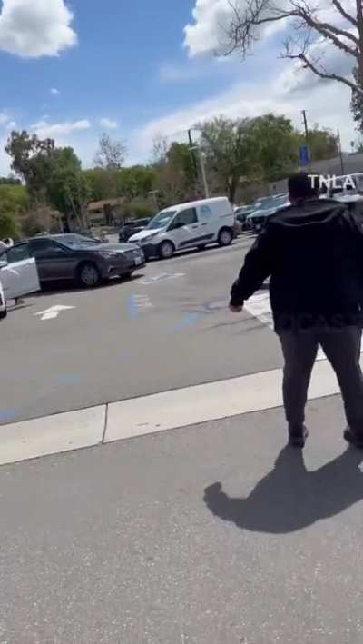 Trying to steal a car with a locked steering wheel