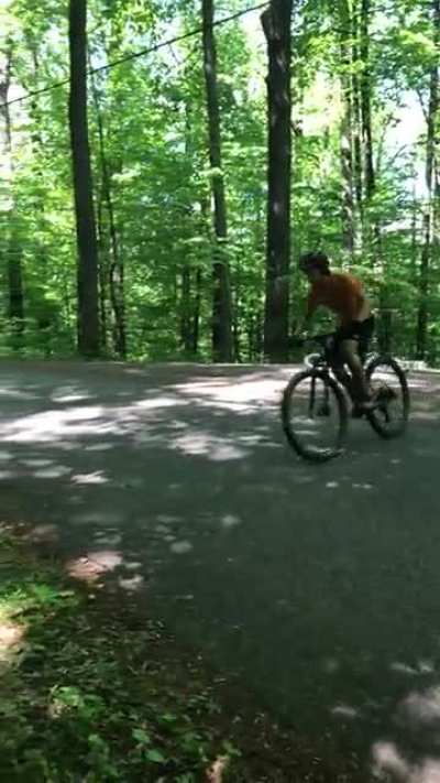 Mountain biking