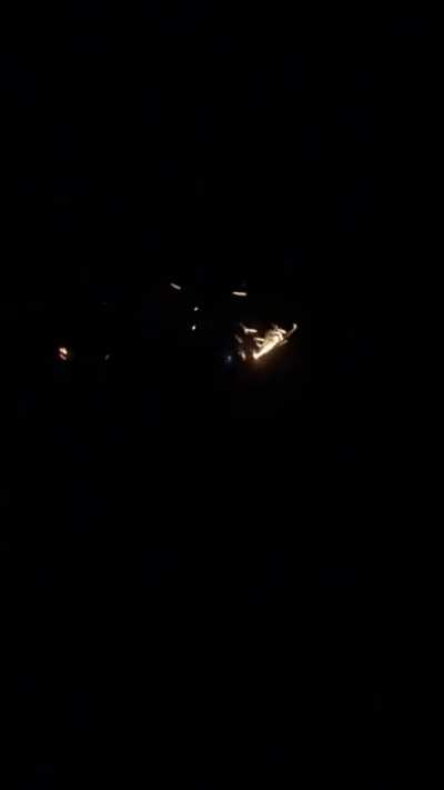Setting off a firework