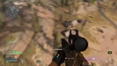 Was playing Warzone with my friend when he hit this C4 shot