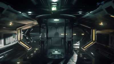 When you get into your ship and the lighting is just right...