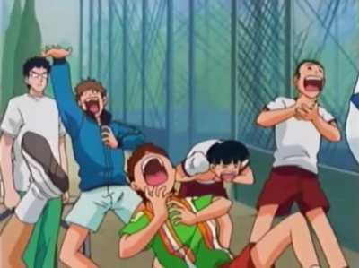 An unconventional "penalty" [The Prince of Tennis]