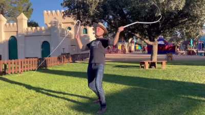 Champion whip cracker: Adam Winrich