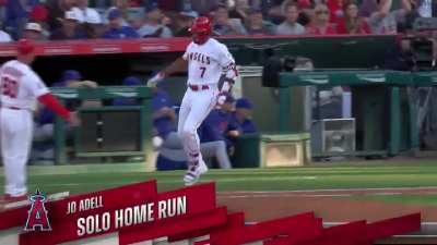 [Highlight] Jo Adell in his first AB of the season launches this one 451FT