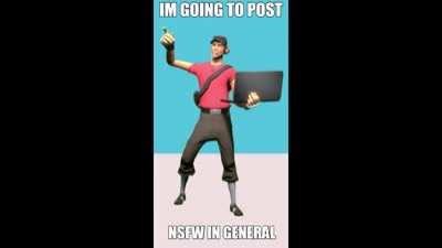 No Scout, don't put NSFW in general!