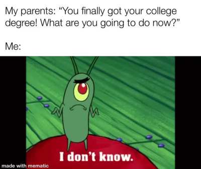 After you&rsquo;ve spent your childhood as a student, you feel kinda lost