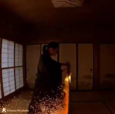 Fire sword... not much more to say.