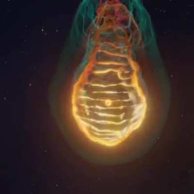 The heliosphere that protects us from the universe.