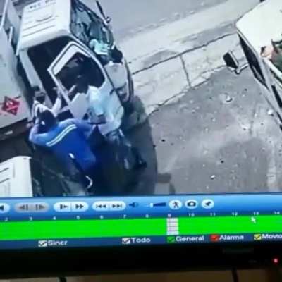 Hit him so hard that he dropped money