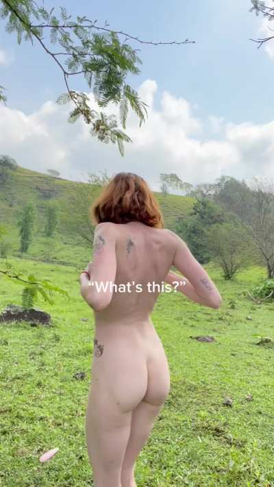 We&rsquo;re a nudist family and I run around the family&rsquo;s land like this