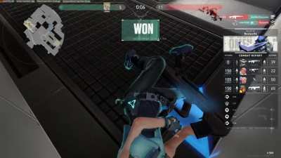 me and my friends were playing, and i tried out jett for the first time in a while. but my friend, who is wery acustummed with sove, played a little better than me.