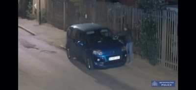 Idiot tries to light car on fire, almost kills himself