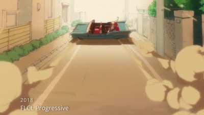 The iconic "Akira slide" referenced across three decades of animation.